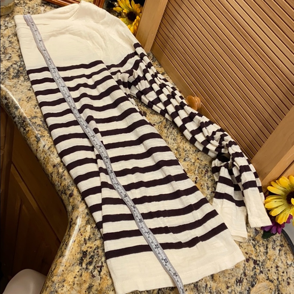 Loft long sleeve cream/black stripe top Large - Picture 12 of 16